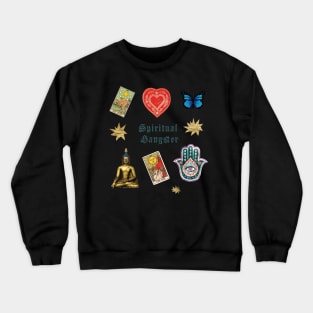 Spiritual Gangster Tarot Art Crewneck Sweatshirt